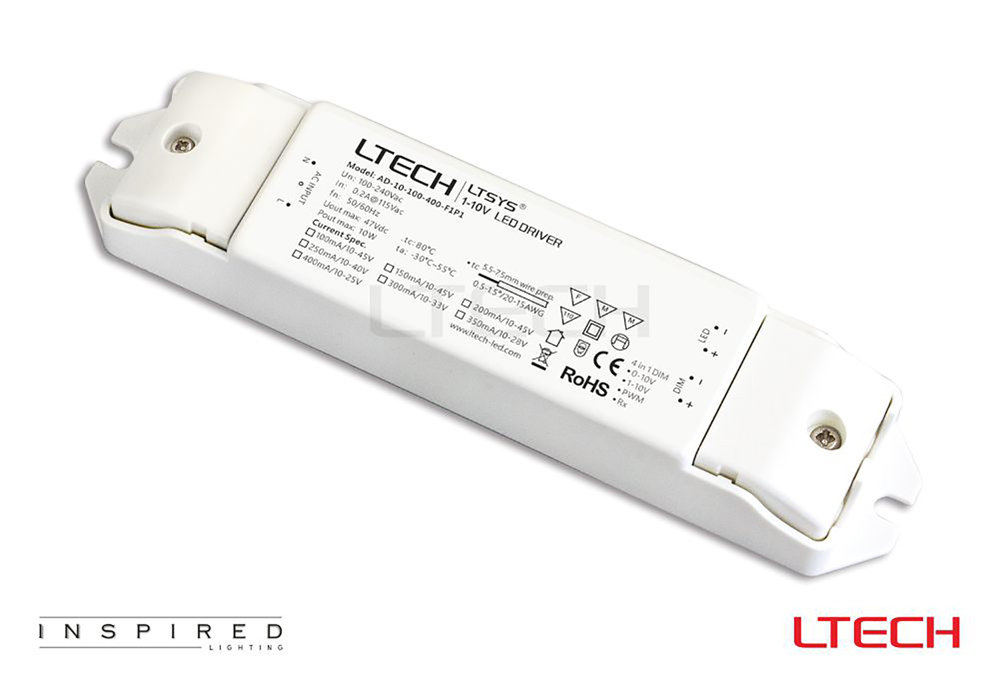 1-10V Constant Current Drivers LTECH 1-10V Driver 1-10V Constant Current Drivers LTECH 1-10V Driver